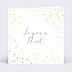 Carte de Noël  Dorure pois joyeux noel Recto