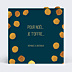 Carte de Noël Graphique chic