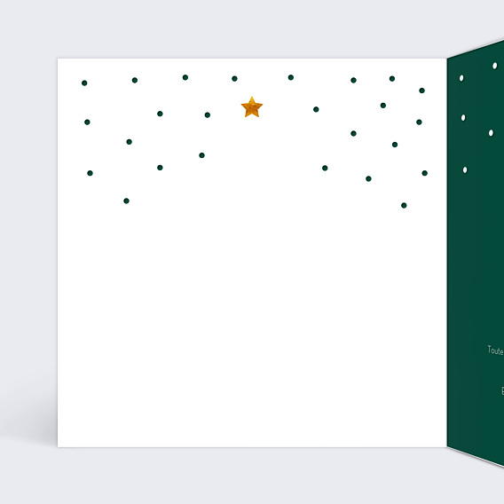 Carte de Noël Découpe Sapin de Noël