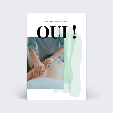 Carte de Nol Modern Touch