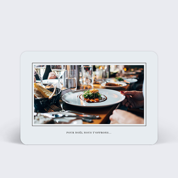 Carte de Noël Bon Pour Chic