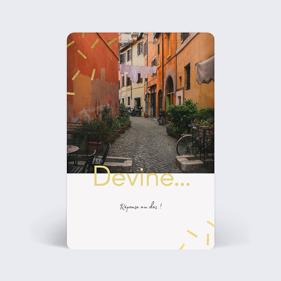 Carte de Noël Cadeau chic - Bon pour