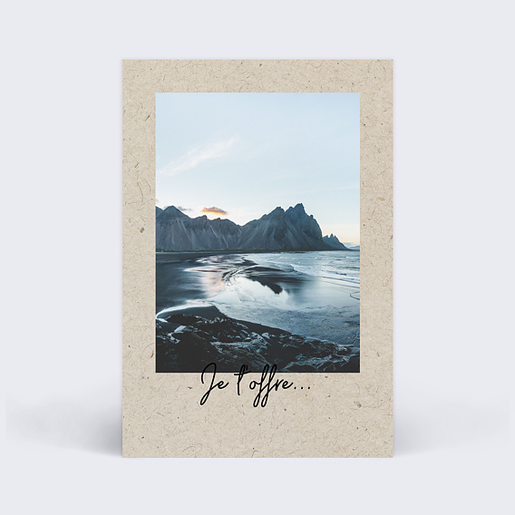 Carte de Noël Esprit Chiné I