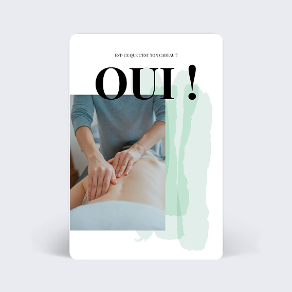 Carte de Noël Modern Touch