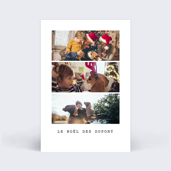 Carte de Noël Polaroid Simple III
