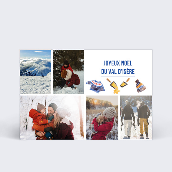 Carte de Noël Raclette