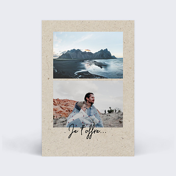 Carte de Noël Esprit Chiné II