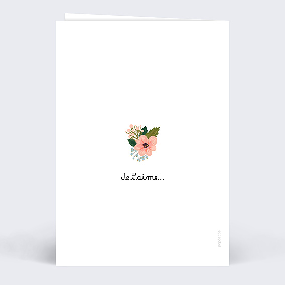 Carte de Noël Jolies lettres