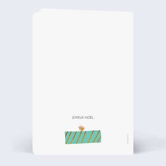 Carte de Noël Bon pour Cadeaux