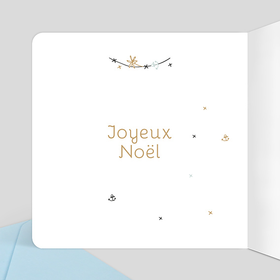 Carte de Noël Petit pirate Intérieur Gauche