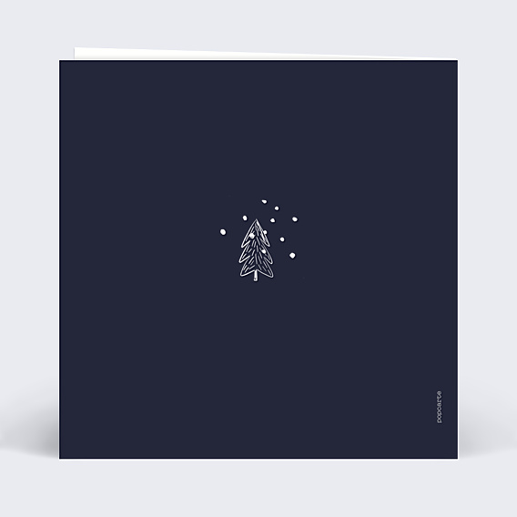 Carte de Noël Patins à glace