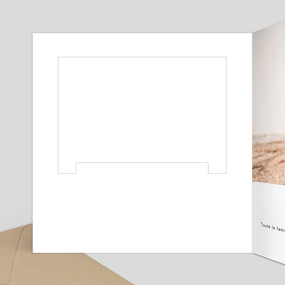 Carte de Noël  Sapins enneigés Intérieur Gauche