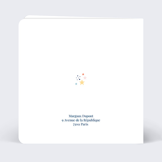 Carte de Noël Petites étoiles