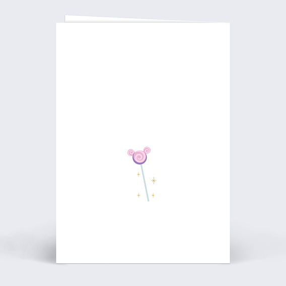 Carte de Noël  Bon pour Disney Verso