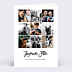 Carte de Noël Multiphoto Chic