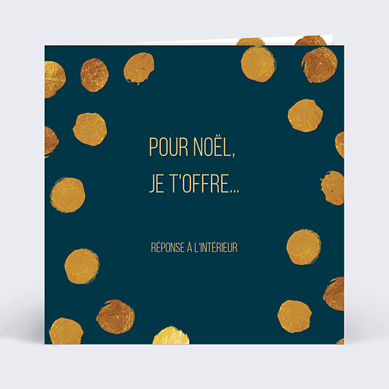 Carte de Noël  Graphique chic