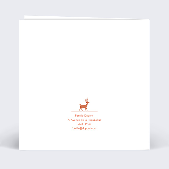 Carte de Noël Dorure Hello Christmas