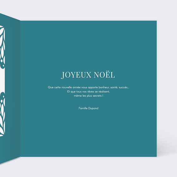 Carte de Noël  Mosaïque Intérieur Droit