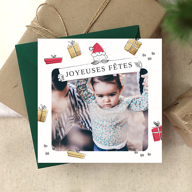 Carte de Noël Père Noël