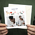 Carte de Noël  Fin d'Année Bon Pour Après 4