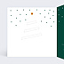 Carte de Noël  Découpe Sapin de Noël Intérieur Gauche