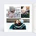 Carte de Noël  Dorure Hello Christmas Intérieur Gauche