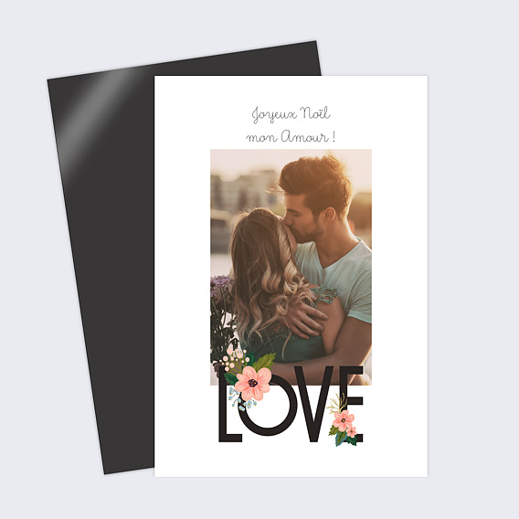 Carte de Noël Jolies lettres