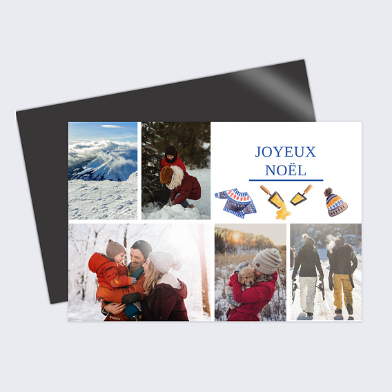 Carte de Noël Raclette