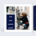 Carte de Noël Multiphotos Bleu