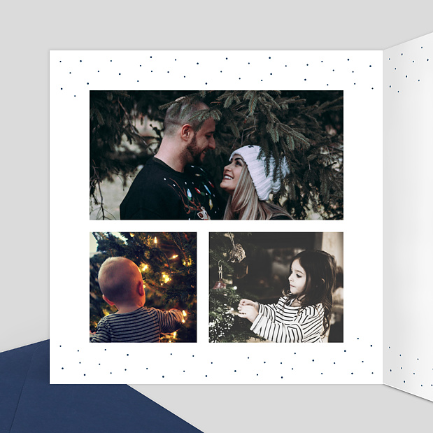 Carte de Noël Ours de Noël Intérieur Gauche