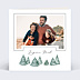 Carte de Noël Sapins enneigés