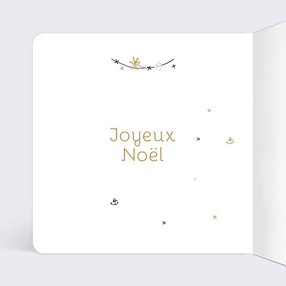 Carte de Noël Petit pirate