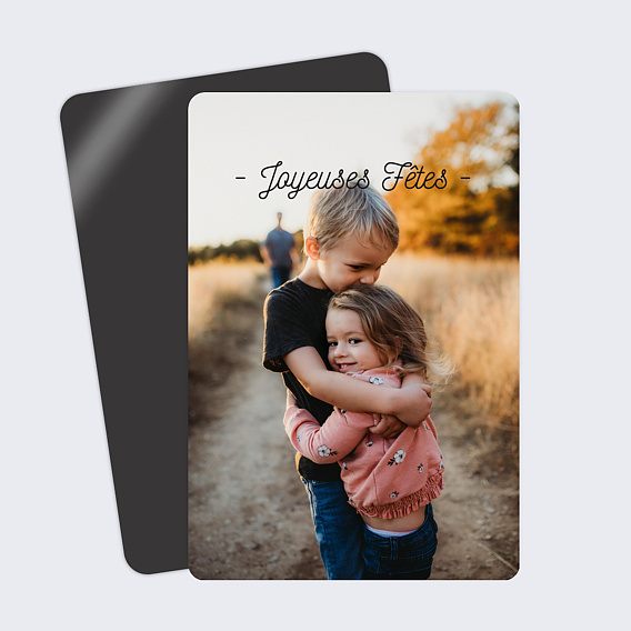 Carte de Noël  Tirets Joyeuses Fêtes