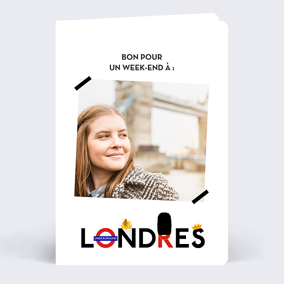 Carte de Noël Bon pour Londres