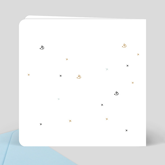 Carte de Noël Petit pirate Verso