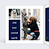 Carte de Noël Multiphotos Bleu