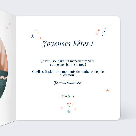 Carte de Noël Petites étoiles