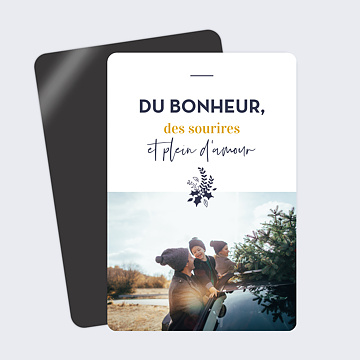 Carte de Noël Branche de houx