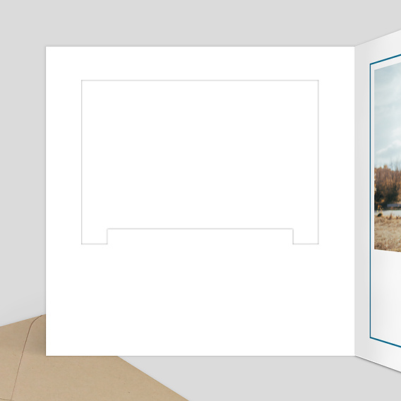 Carte de Noël  Cadre Intérieur Gauche