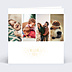 Carte de Noël Dorure Petites Etoiles 4 Photos