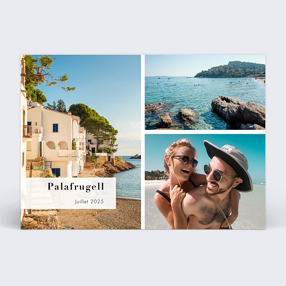Carte postale Bandeau Graphique