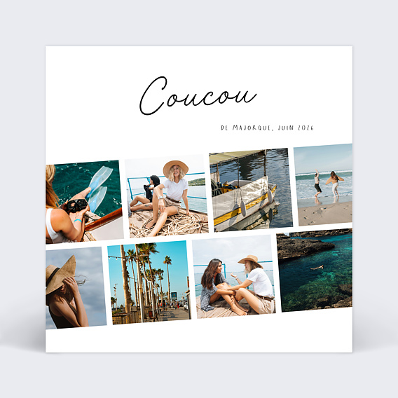 Carte postale Bandeaux photo