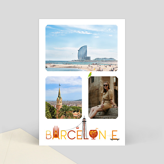 Carte Postale Barcelone