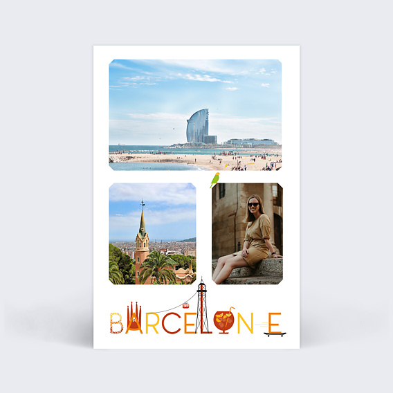 Carte Postale Barcelone