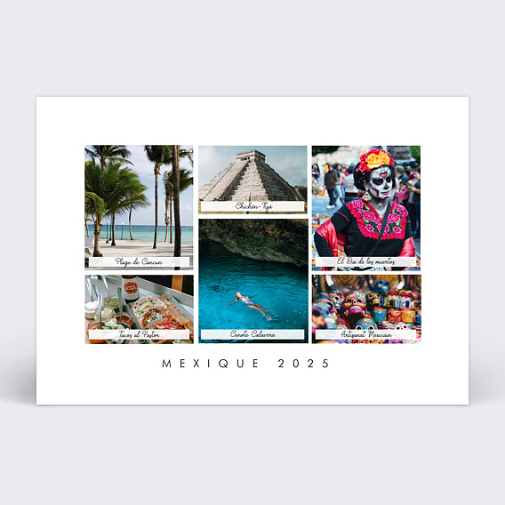 Carte postale Belles Visites