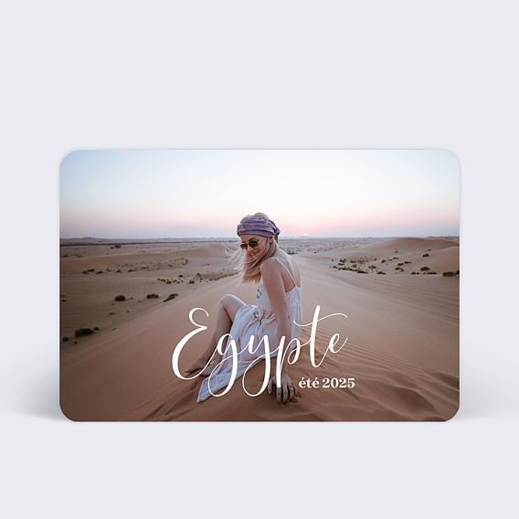 Carte postale Calligraphie