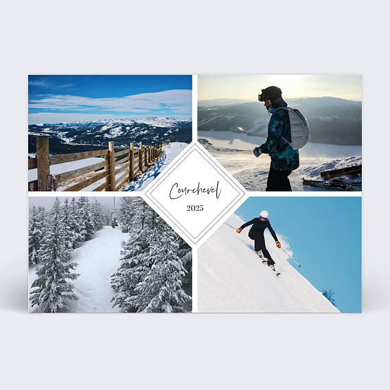 Carte postale Charme classique Montagne