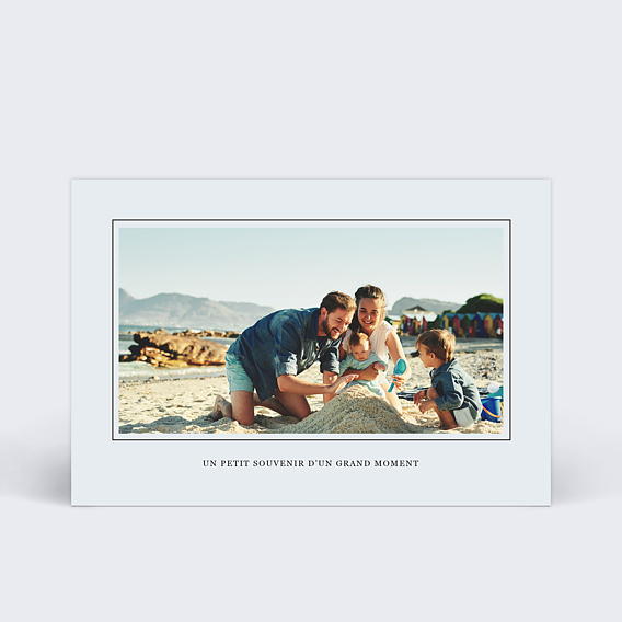 Carte postale Chic Bleu
