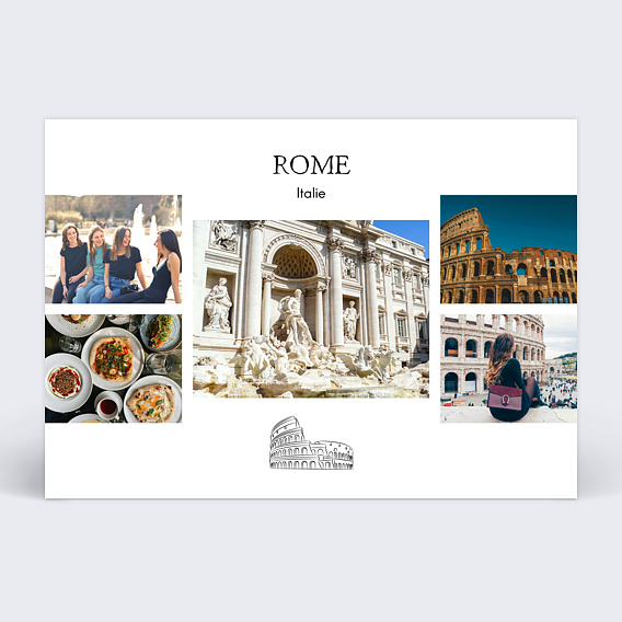 Carte postale Colisée de Rome