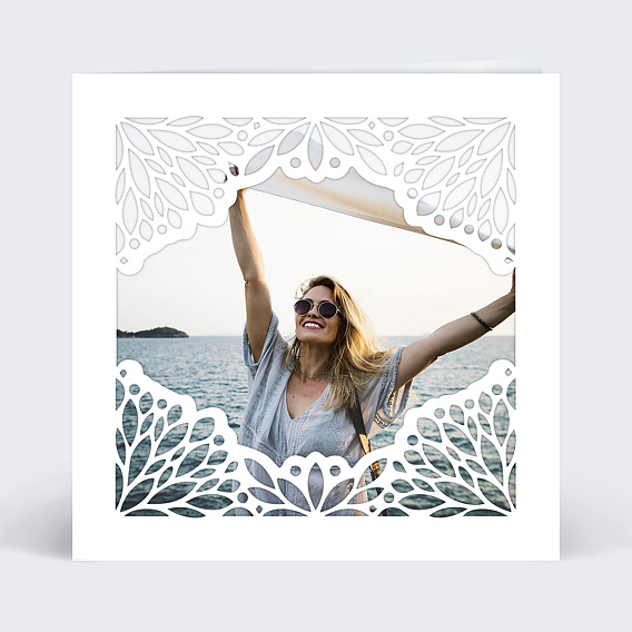 Carte Postale D�coupe Dentelle